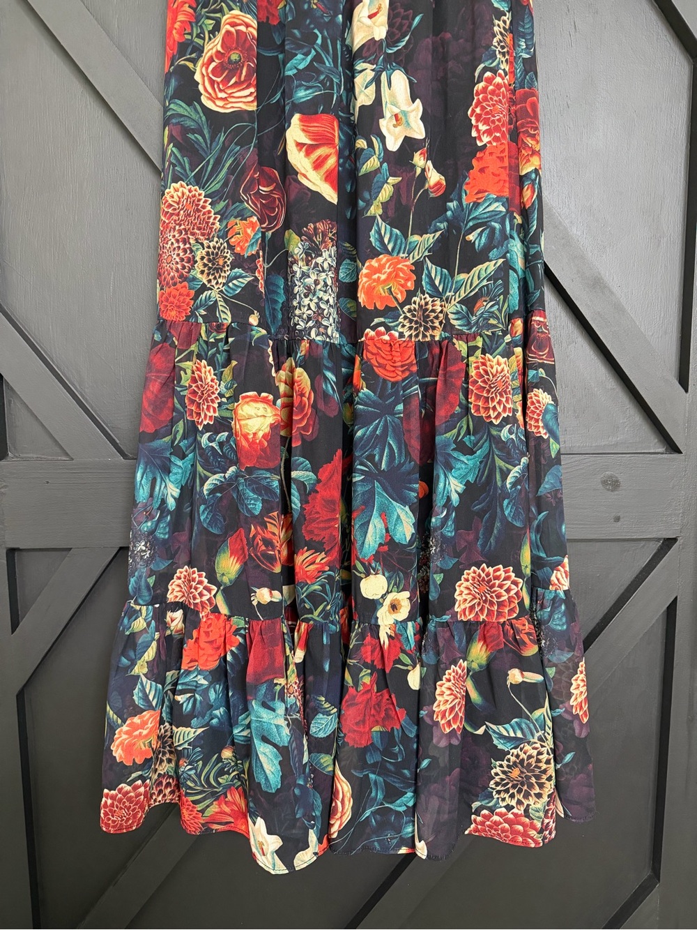 Ivy City Co. Cordelia Dress in Moody Floral, Size Small - Picture 8 of 14